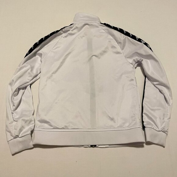 Kappa White Zip Up Track Jacket Youth Kids Boys Size Age 12 - Picture 12 of 16